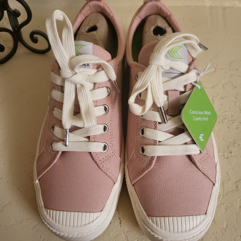 Cariuma OCA low rise ROSE Thread Canvas UNISEX WOMEN 8.5/MEN 7 NIB - Picture 7 of 10